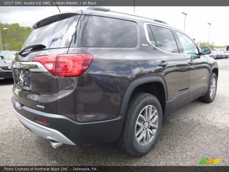 Iridium Metallic / Jet Black 2017 GMC Acadia SLE AWD