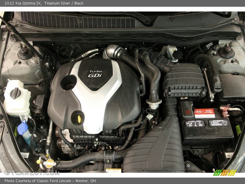 Titanium Silver / Black 2012 Kia Optima SX