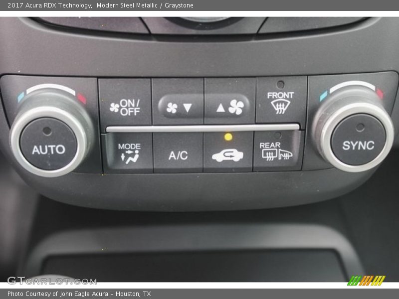 Modern Steel Metallic / Graystone 2017 Acura RDX Technology