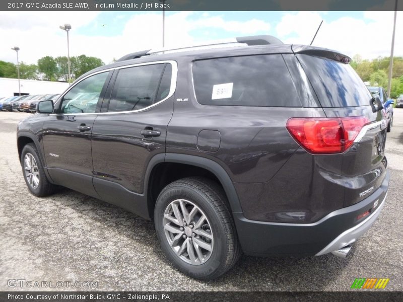 Iridium Metallic / Jet Black 2017 GMC Acadia SLE AWD