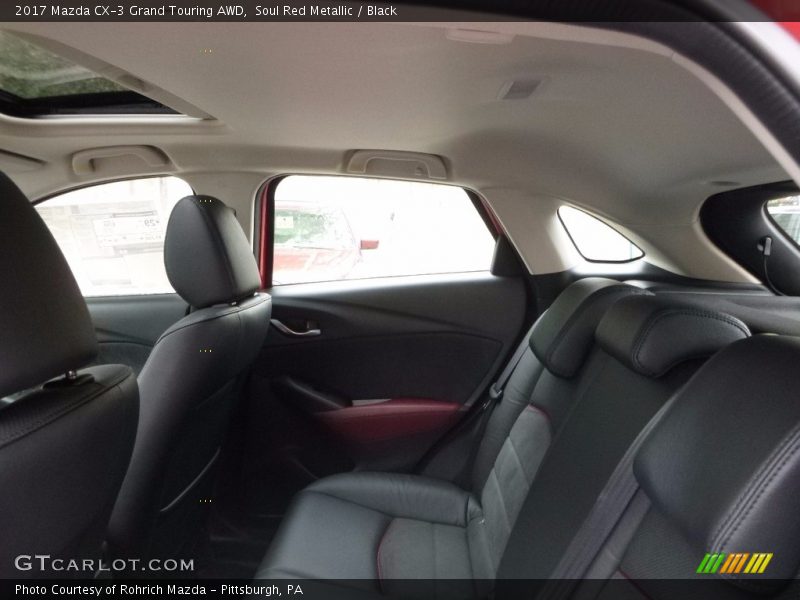 Soul Red Metallic / Black 2017 Mazda CX-3 Grand Touring AWD