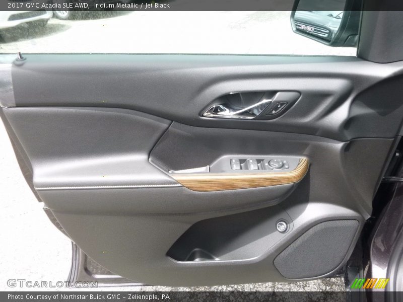 Iridium Metallic / Jet Black 2017 GMC Acadia SLE AWD