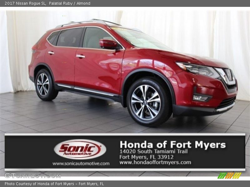 Palatial Ruby / Almond 2017 Nissan Rogue SL