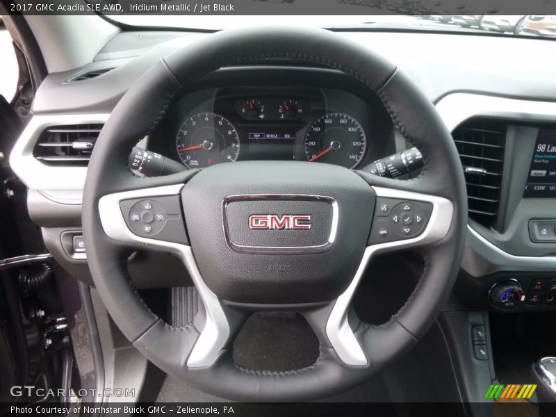 Iridium Metallic / Jet Black 2017 GMC Acadia SLE AWD