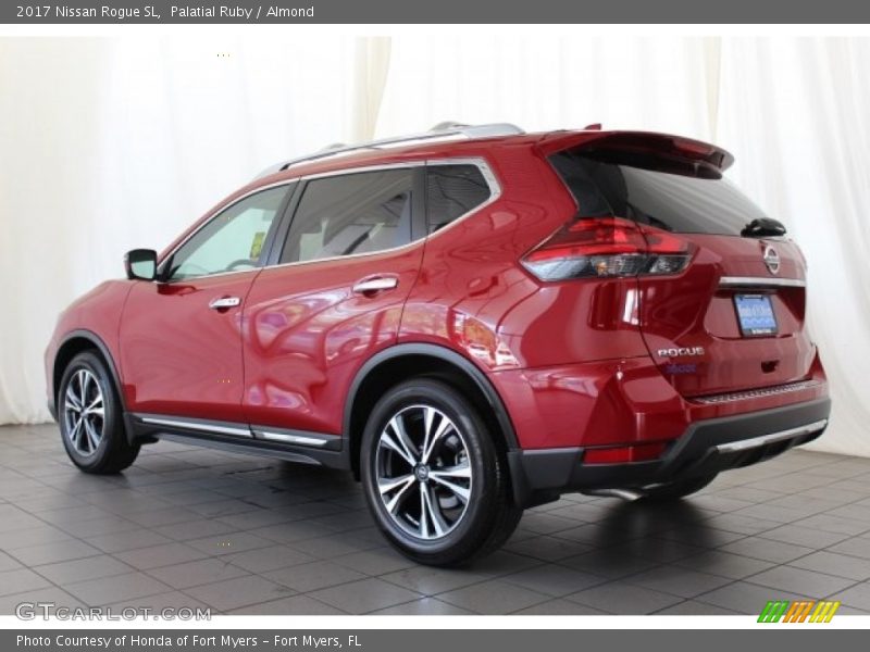 Palatial Ruby / Almond 2017 Nissan Rogue SL