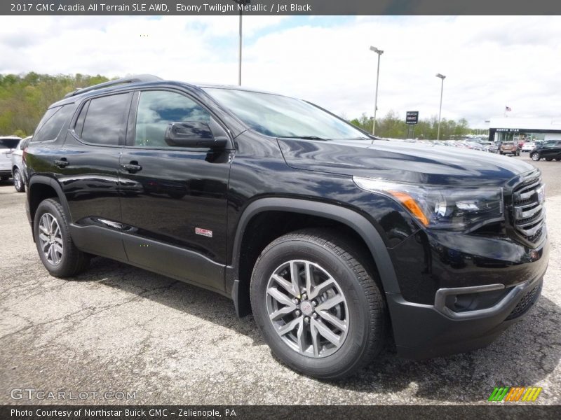 Ebony Twilight Metallic / Jet Black 2017 GMC Acadia All Terrain SLE AWD