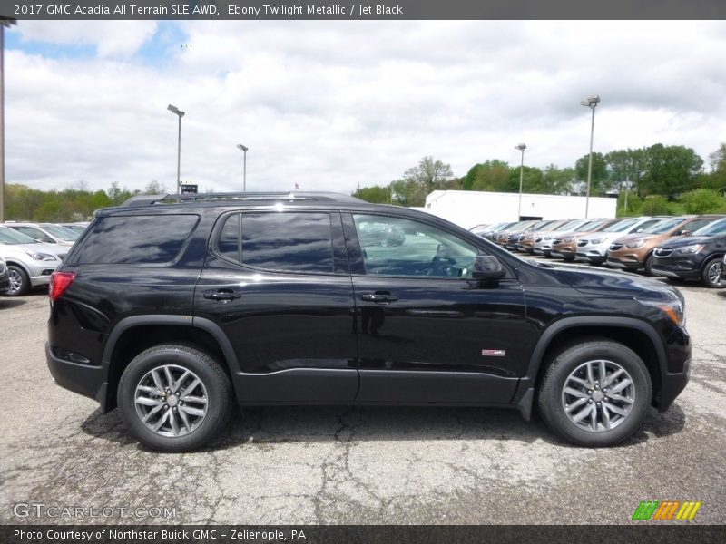 Ebony Twilight Metallic / Jet Black 2017 GMC Acadia All Terrain SLE AWD