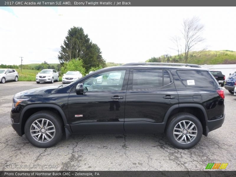 Ebony Twilight Metallic / Jet Black 2017 GMC Acadia All Terrain SLE AWD