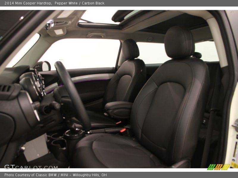 Pepper White / Carbon Black 2014 Mini Cooper Hardtop