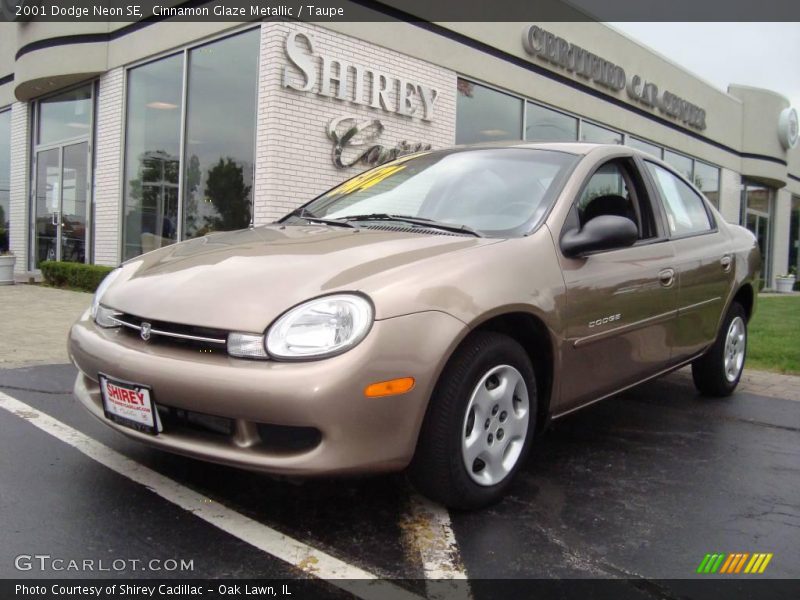 Cinnamon Glaze Metallic / Taupe 2001 Dodge Neon SE