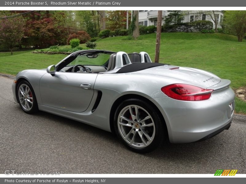 Rhodium Silver Metallic / Platinum Grey 2014 Porsche Boxster S