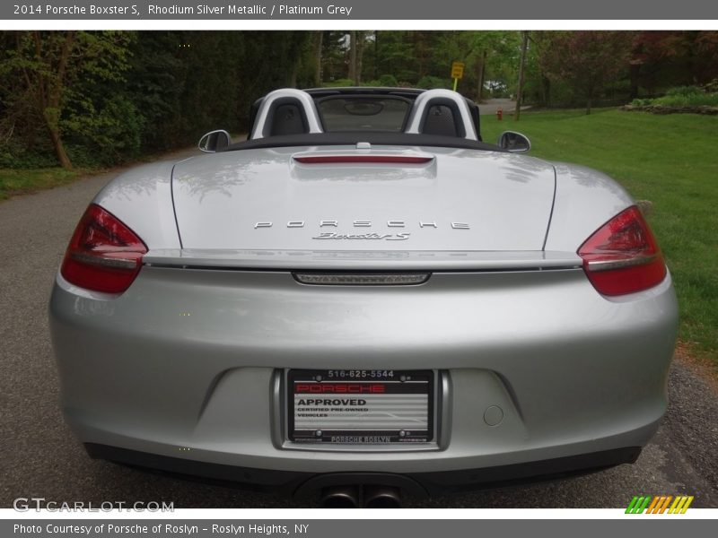 Rhodium Silver Metallic / Platinum Grey 2014 Porsche Boxster S