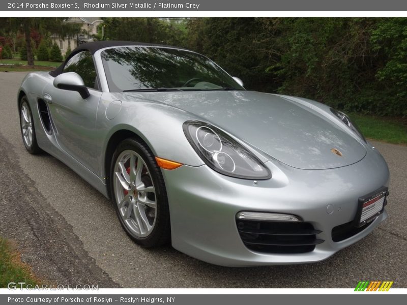 Rhodium Silver Metallic / Platinum Grey 2014 Porsche Boxster S