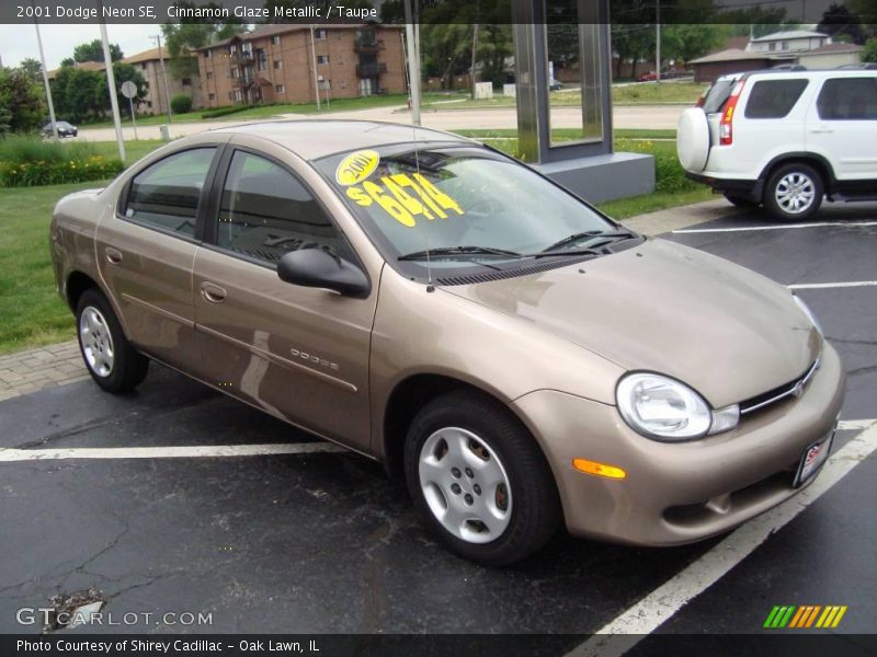 Cinnamon Glaze Metallic / Taupe 2001 Dodge Neon SE