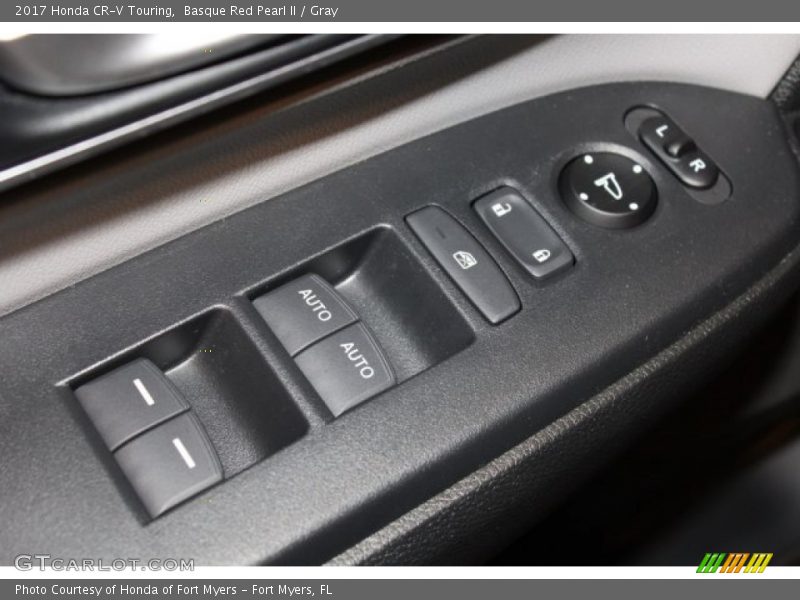 Basque Red Pearl II / Gray 2017 Honda CR-V Touring