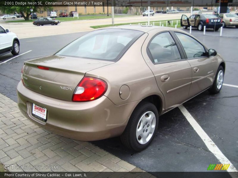 Cinnamon Glaze Metallic / Taupe 2001 Dodge Neon SE