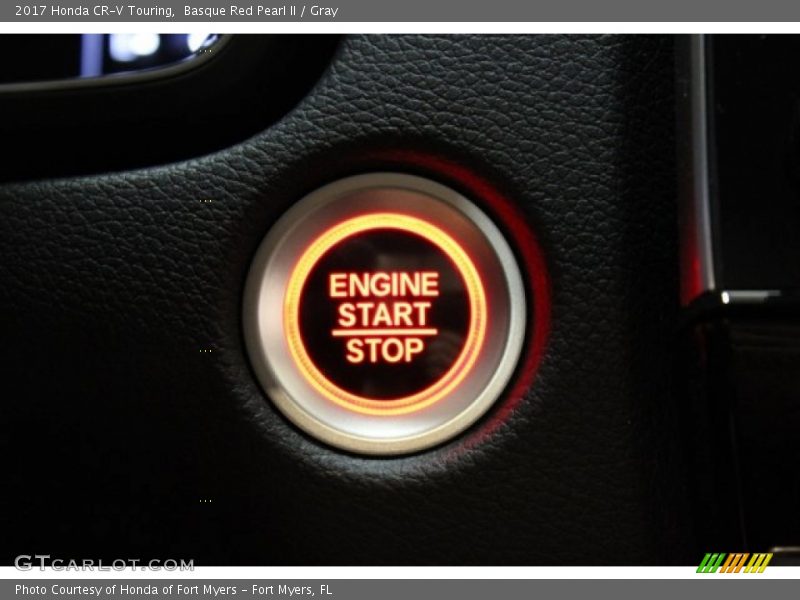 Basque Red Pearl II / Gray 2017 Honda CR-V Touring