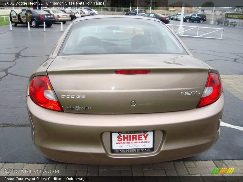 Cinnamon Glaze Metallic / Taupe 2001 Dodge Neon SE