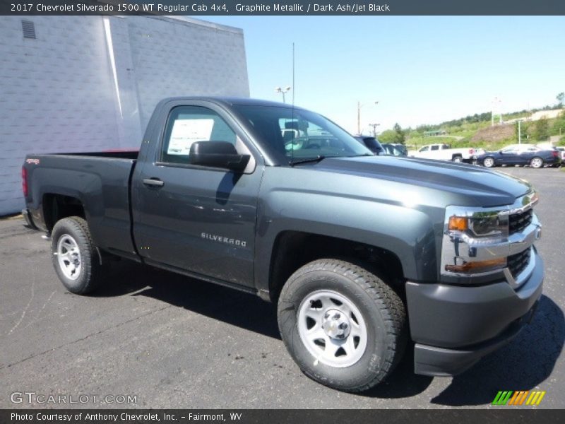 Graphite Metallic / Dark Ash/Jet Black 2017 Chevrolet Silverado 1500 WT Regular Cab 4x4
