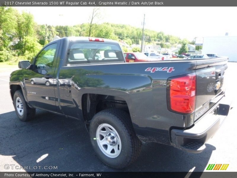 Graphite Metallic / Dark Ash/Jet Black 2017 Chevrolet Silverado 1500 WT Regular Cab 4x4