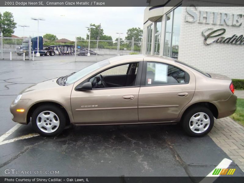 Cinnamon Glaze Metallic / Taupe 2001 Dodge Neon SE