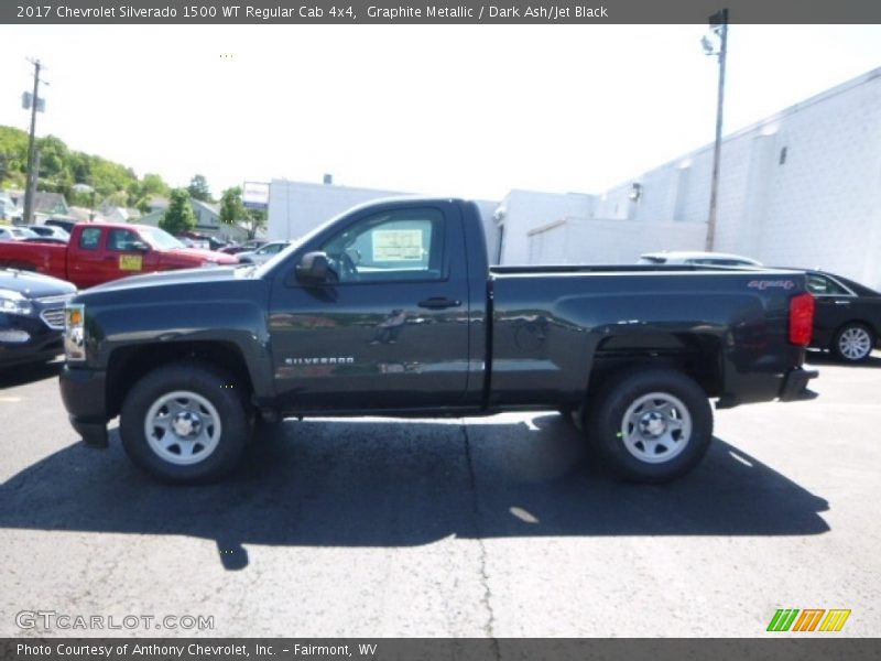 Graphite Metallic / Dark Ash/Jet Black 2017 Chevrolet Silverado 1500 WT Regular Cab 4x4