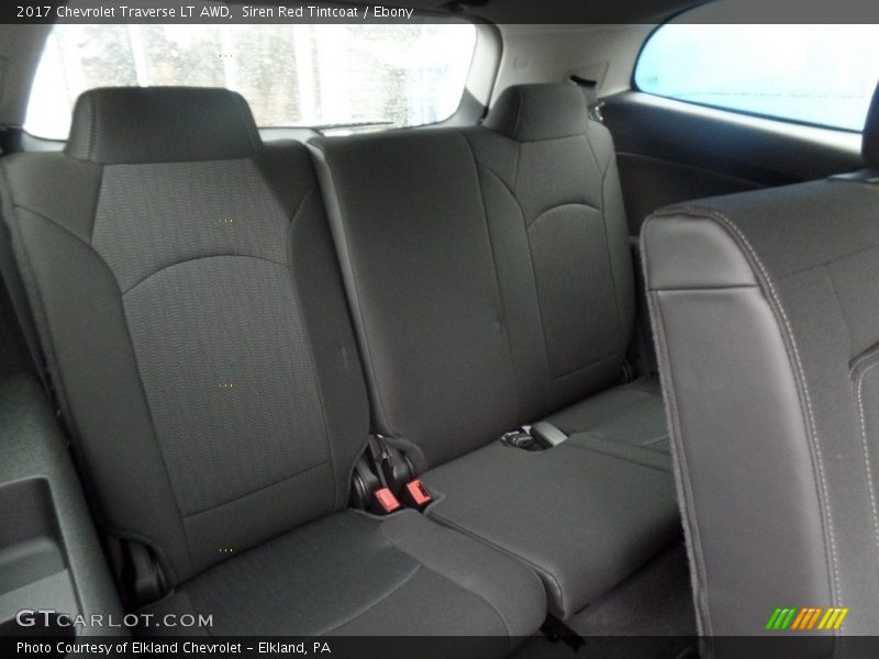 Siren Red Tintcoat / Ebony 2017 Chevrolet Traverse LT AWD