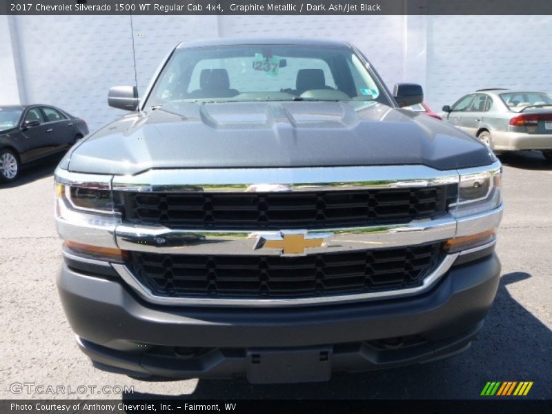 Graphite Metallic / Dark Ash/Jet Black 2017 Chevrolet Silverado 1500 WT Regular Cab 4x4