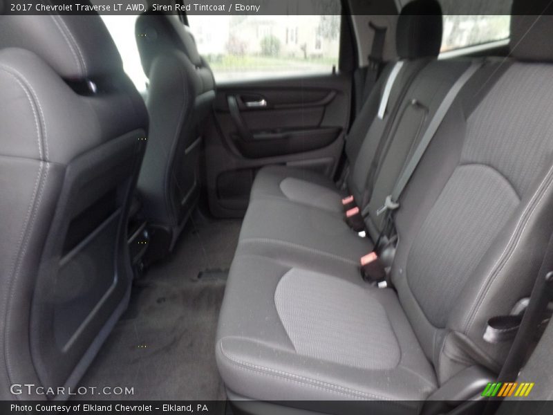 Siren Red Tintcoat / Ebony 2017 Chevrolet Traverse LT AWD
