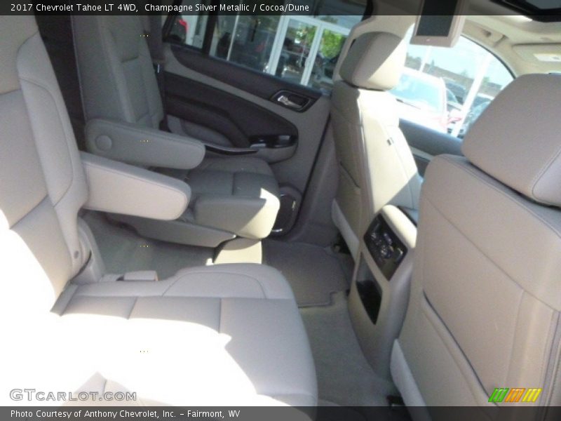 Champagne Silver Metallic / Cocoa/Dune 2017 Chevrolet Tahoe LT 4WD