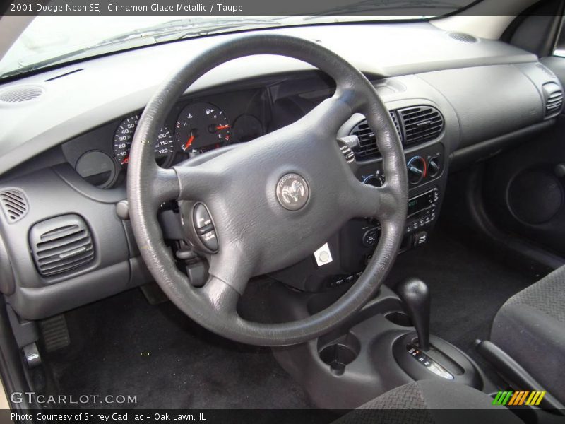 Cinnamon Glaze Metallic / Taupe 2001 Dodge Neon SE