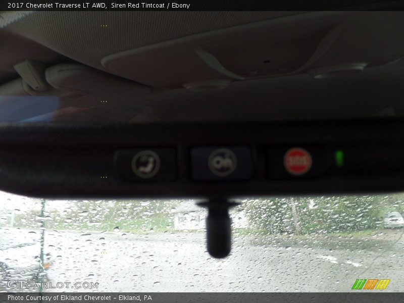 Siren Red Tintcoat / Ebony 2017 Chevrolet Traverse LT AWD