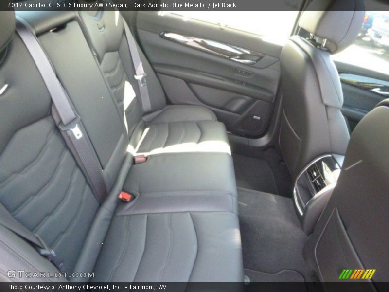 Dark Adriatic Blue Metallic / Jet Black 2017 Cadillac CT6 3.6 Luxury AWD Sedan