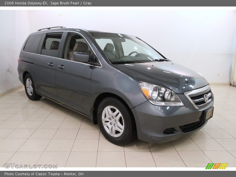 Sage Brush Pearl / Gray 2006 Honda Odyssey EX
