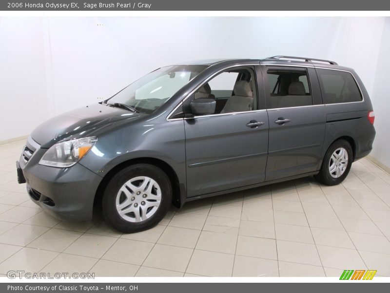 Sage Brush Pearl / Gray 2006 Honda Odyssey EX