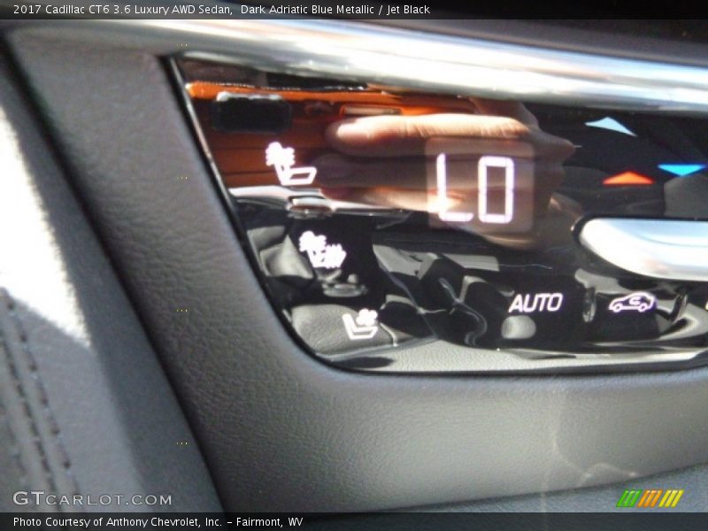 Dark Adriatic Blue Metallic / Jet Black 2017 Cadillac CT6 3.6 Luxury AWD Sedan