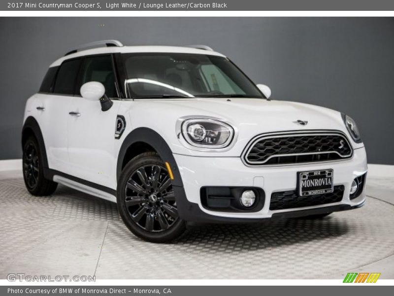 Light White / Lounge Leather/Carbon Black 2017 Mini Countryman Cooper S