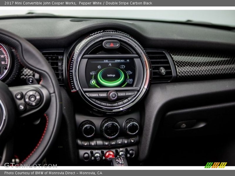 Controls of 2017 Convertible John Cooper Works