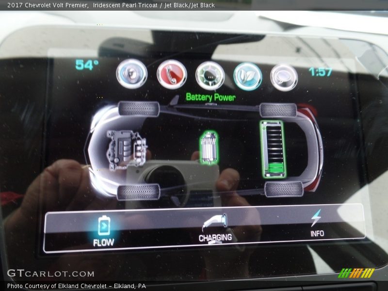Iridescent Pearl Tricoat / Jet Black/Jet Black 2017 Chevrolet Volt Premier