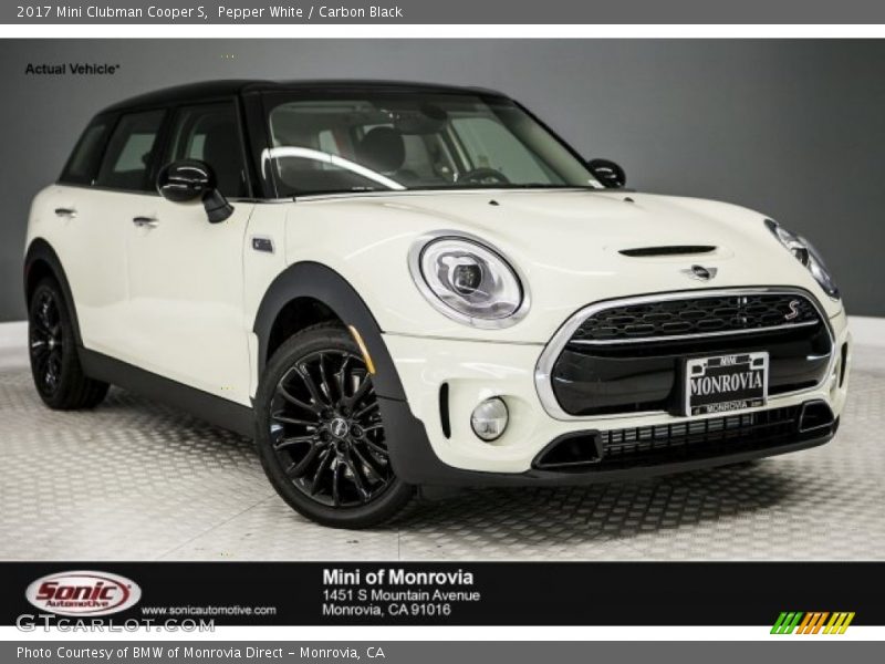 Pepper White / Carbon Black 2017 Mini Clubman Cooper S