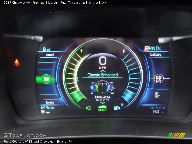 Iridescent Pearl Tricoat / Jet Black/Jet Black 2017 Chevrolet Volt Premier