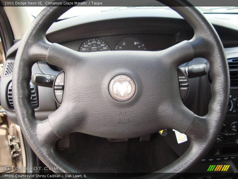 Cinnamon Glaze Metallic / Taupe 2001 Dodge Neon SE
