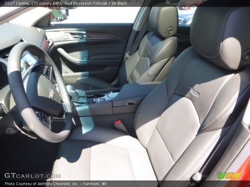 Red Obsession Tintcoat / Jet Black 2017 Cadillac CTS Luxury AWD