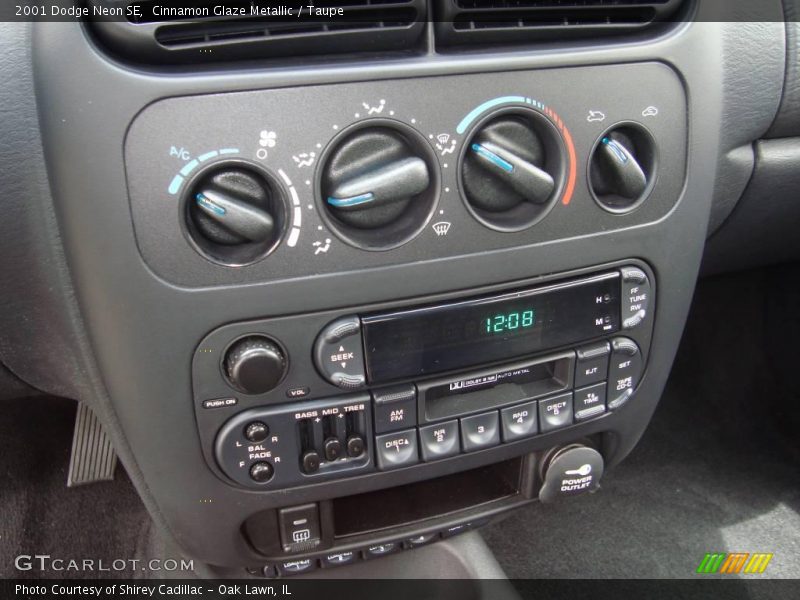 Cinnamon Glaze Metallic / Taupe 2001 Dodge Neon SE