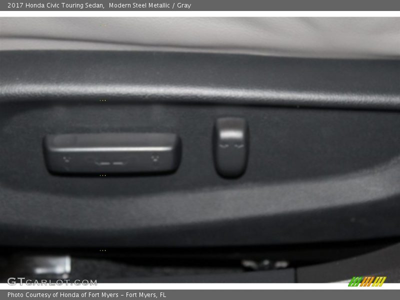 Modern Steel Metallic / Gray 2017 Honda Civic Touring Sedan