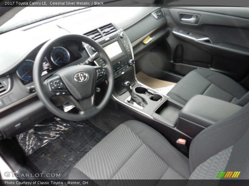 Celestial Silver Metallic / Black 2017 Toyota Camry LE