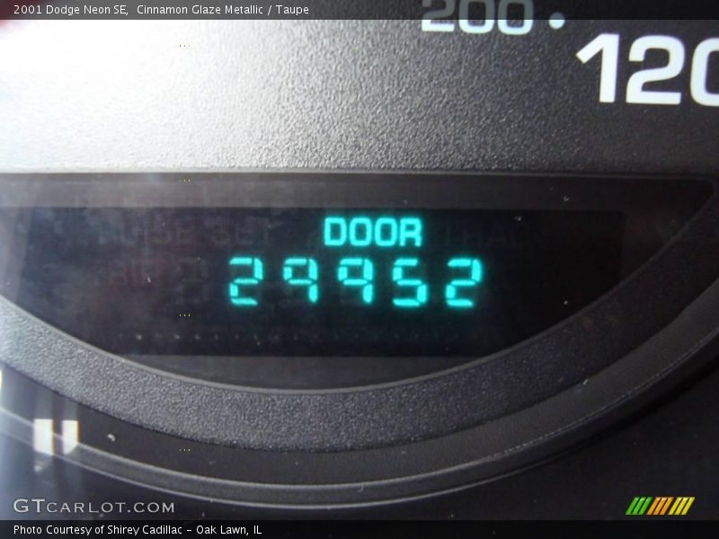 Cinnamon Glaze Metallic / Taupe 2001 Dodge Neon SE