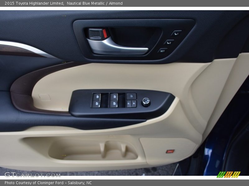 Nautical Blue Metallic / Almond 2015 Toyota Highlander Limited