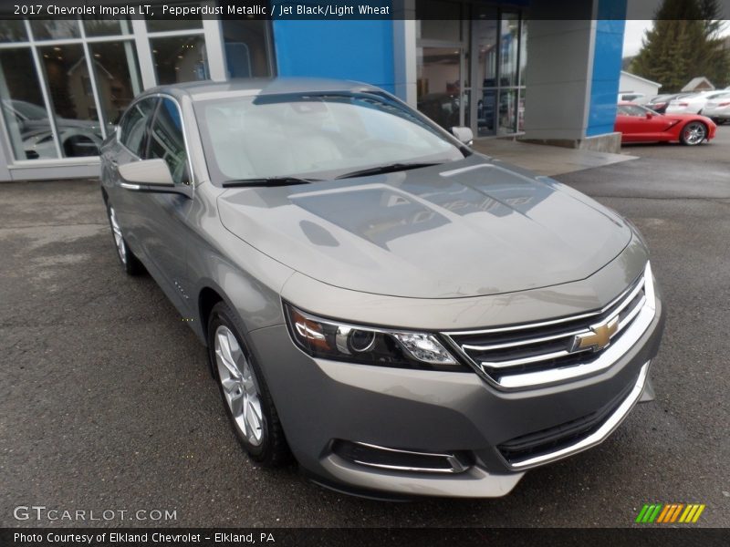 Pepperdust Metallic / Jet Black/Light Wheat 2017 Chevrolet Impala LT