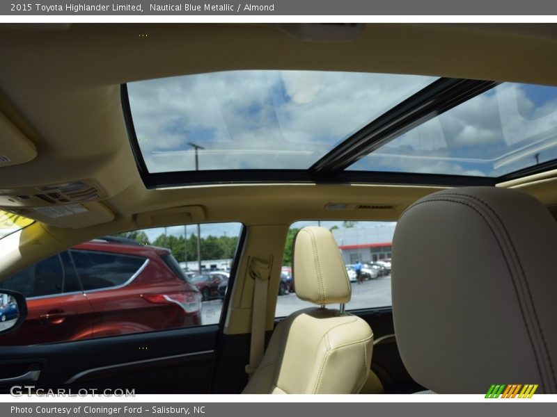 Nautical Blue Metallic / Almond 2015 Toyota Highlander Limited